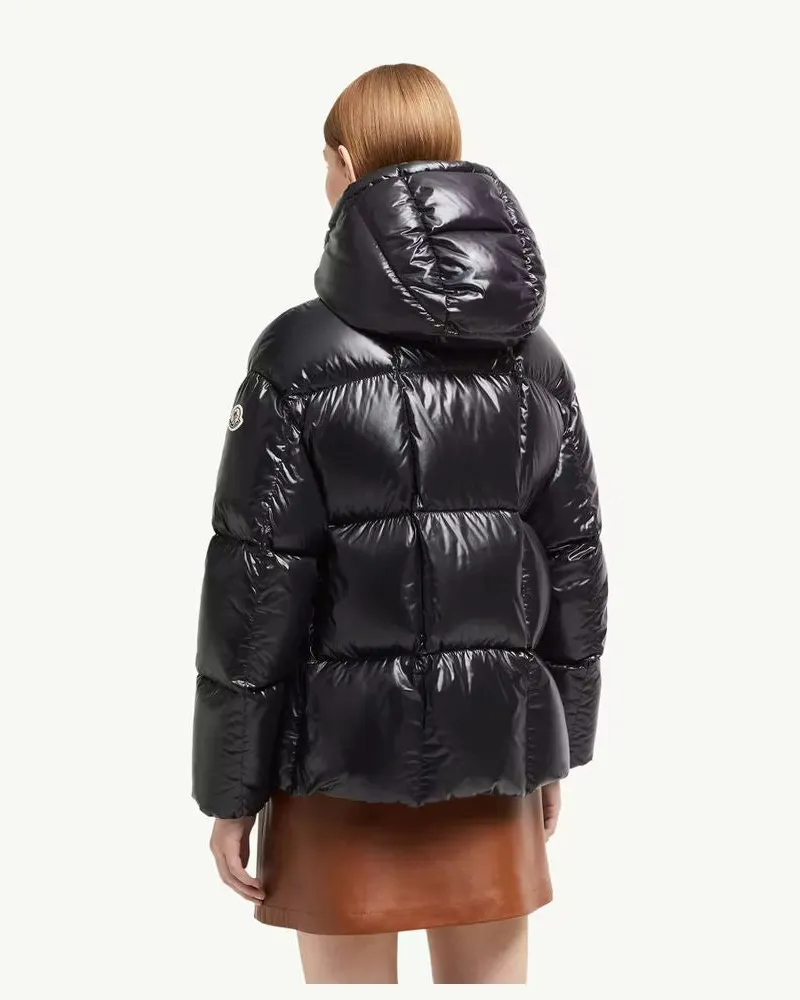 Moncler Quilted Down Down Jacket — Black Black