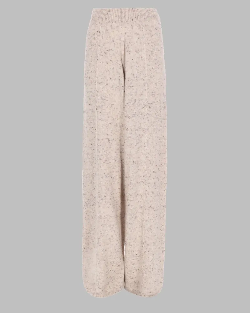Fabiana Filippi Wool Blend Trousers — Beige Beige