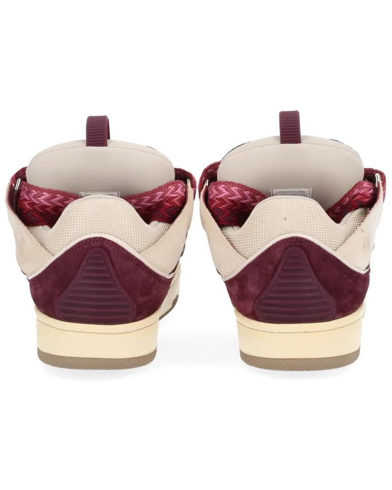 Lanvin Leather Curb Sneaker — Multicolor Multicolor