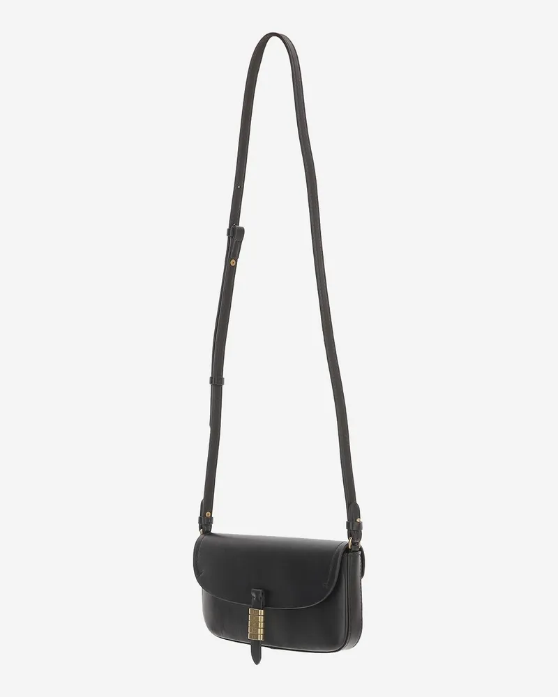 Pinko Women's Saddle Leather Shoulder Bag Black Black