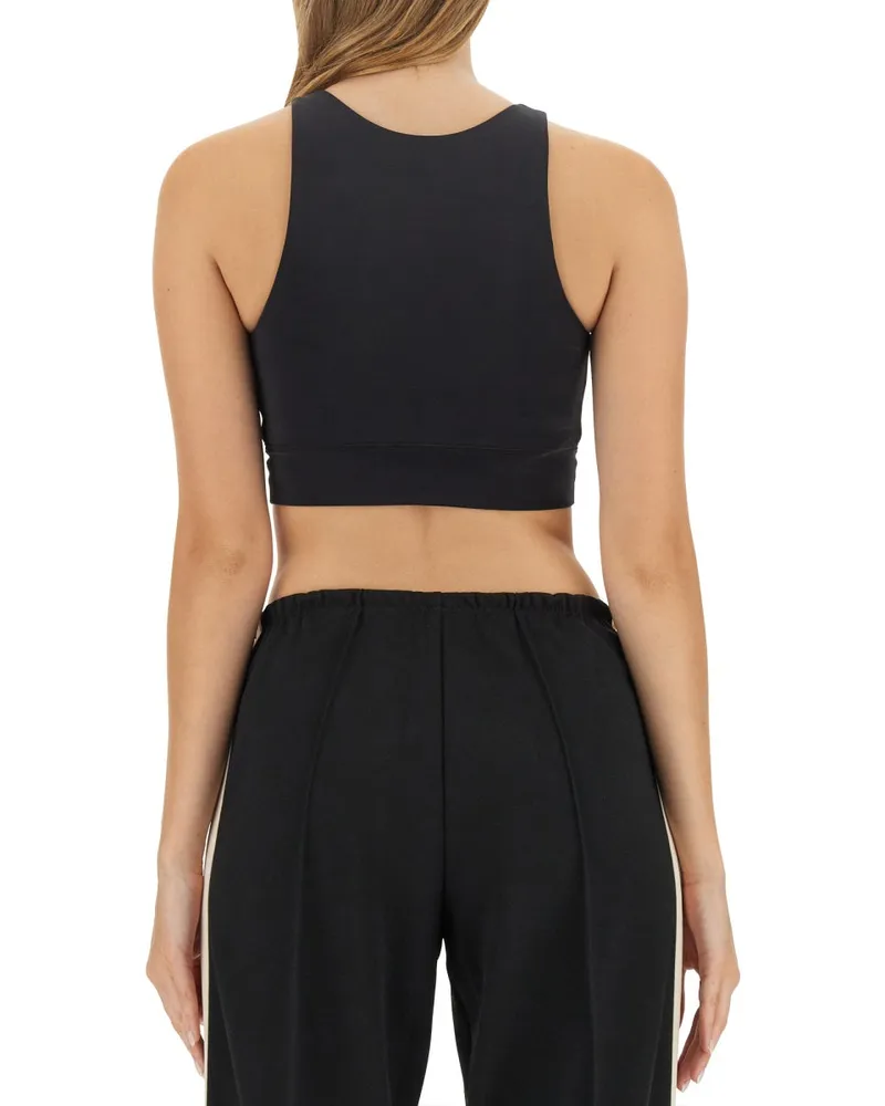 Palm Angels Polyamide Elastane Top — Black Black