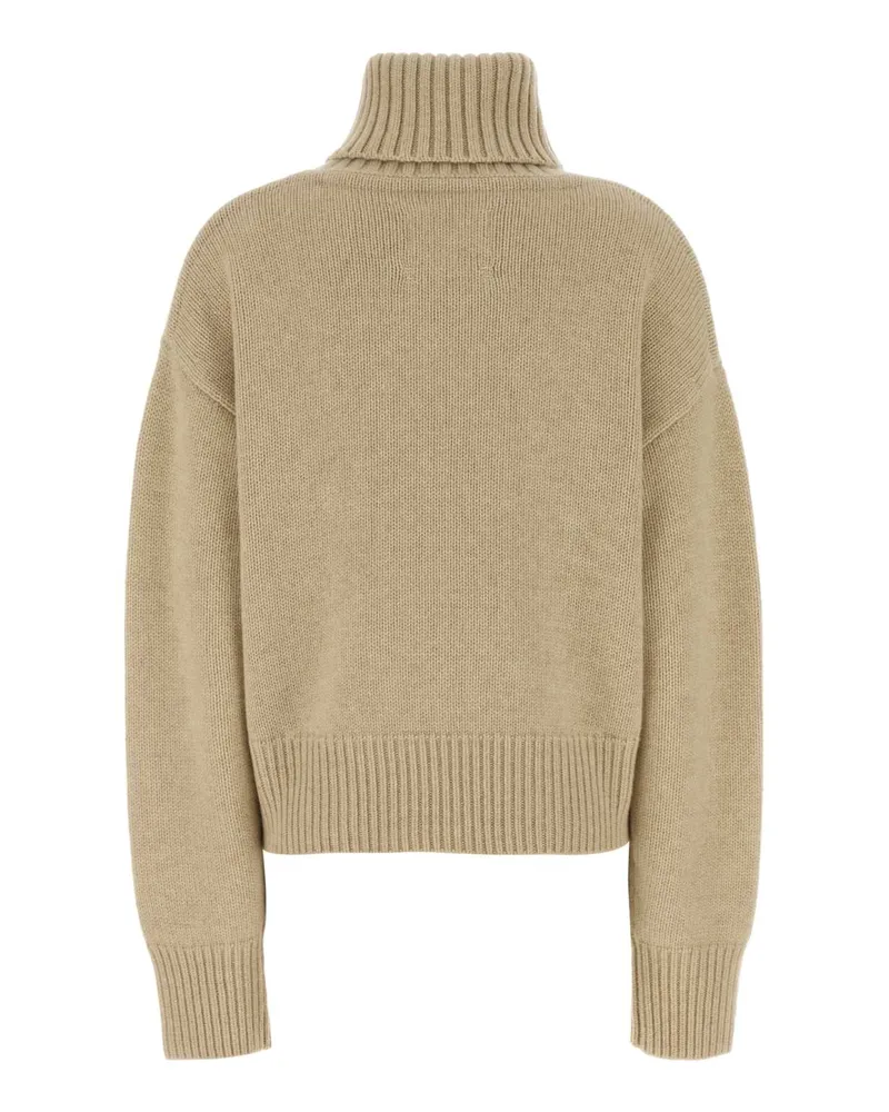 extreme cashmere Women's Beige Cashmere Sweater Latte Exterior: Maglieria Beige