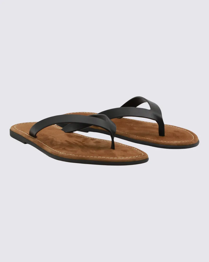 The Row Women's Flat Shoes Black Black