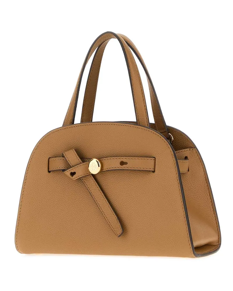 Tory Burch Women's Biscuit Leather Small Romy Handbag Tiramisu Borse A Mano Bag Brown