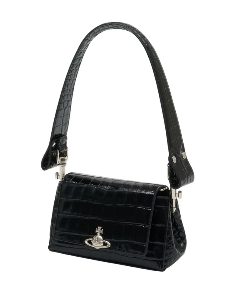 Vivienne Westwood Hazel Shoulder Bag — Black Black
