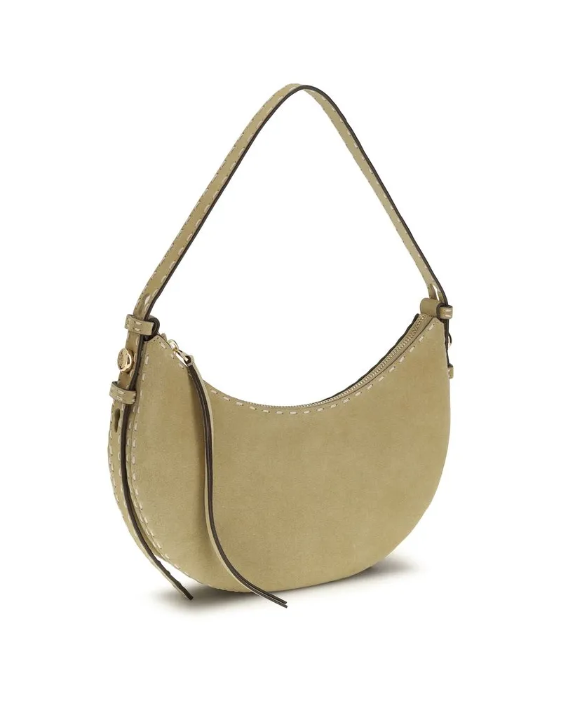 Tory Burch Women's Beige Calf Leather Bos Taurus Shoulder Bag Beige
