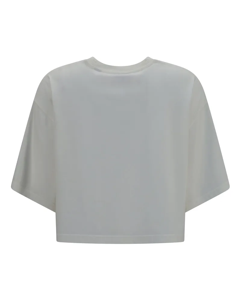 Burberry Women's Logo Cotton T-Shirt Chalk T-Shirts And Polos White