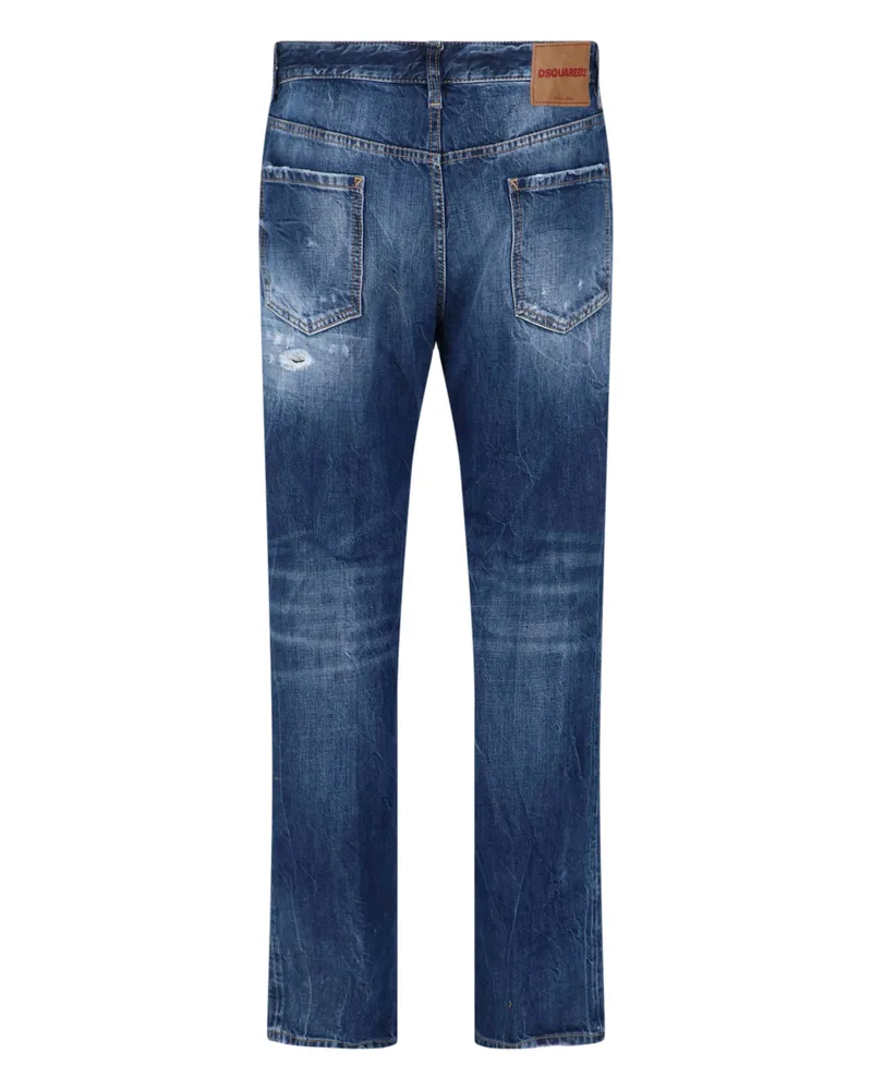 Dsquared2 Men's Jeans Blue Cotton Blue