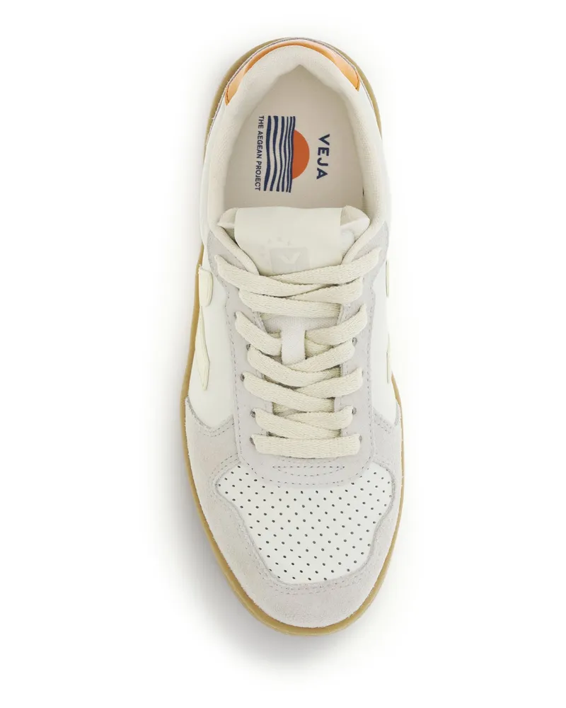 VEJA Organically-Processed Calf Leather Sneaker — Beige Beige