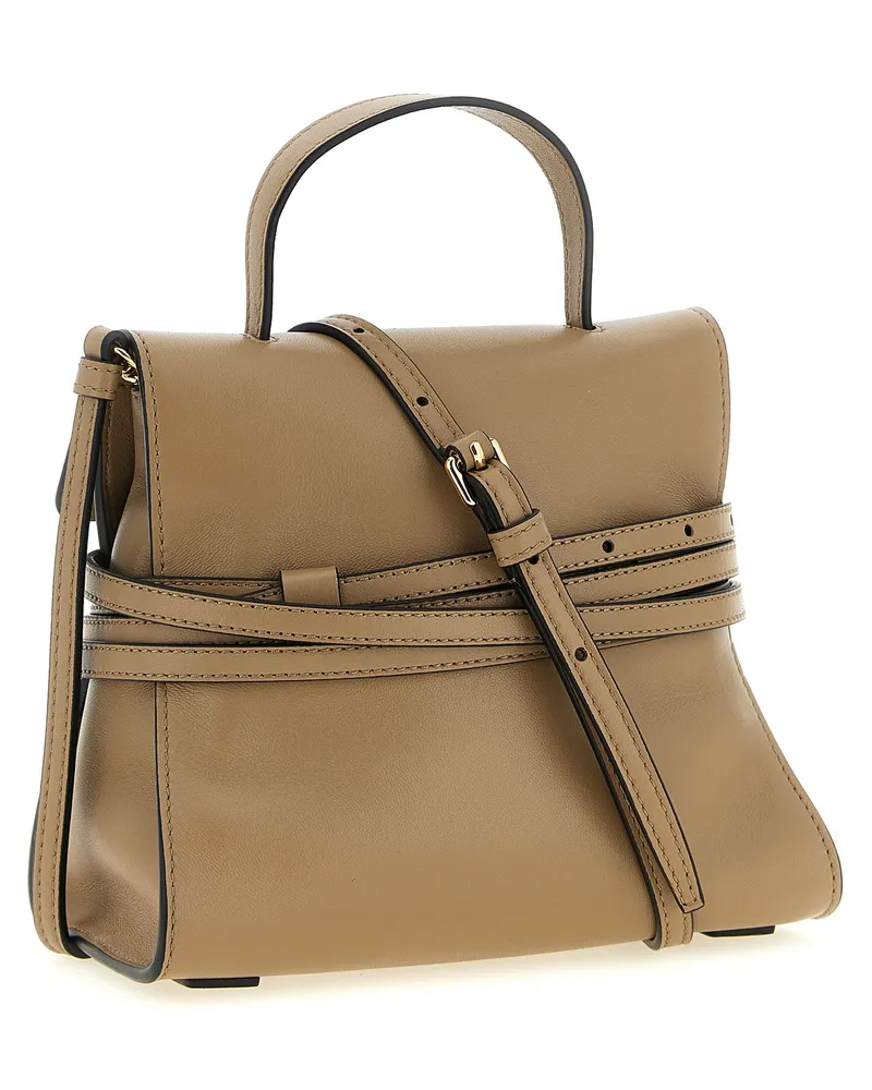 Moschino Women's Beige Napa Leather - Calf Bos Taurus Handbag Bag Beige