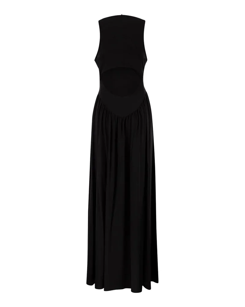 SPORTMAX Women's Dress Jersey Black Knitted Evening Suits Black