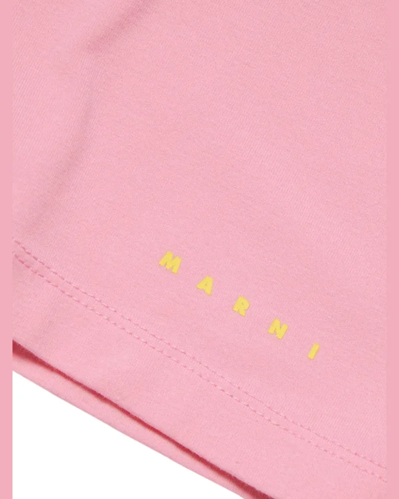 Marni Cotton-Elastane T-Shirt — Pink Pink