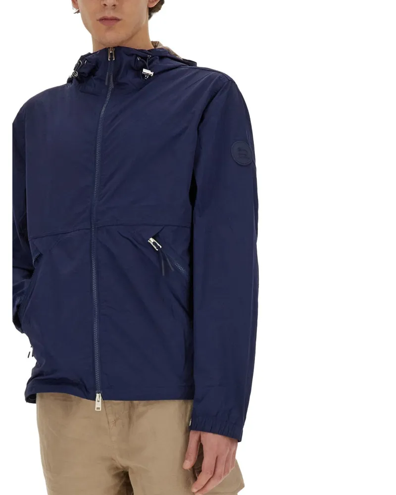 Woolrich Nylon Jacket — Blue Blue