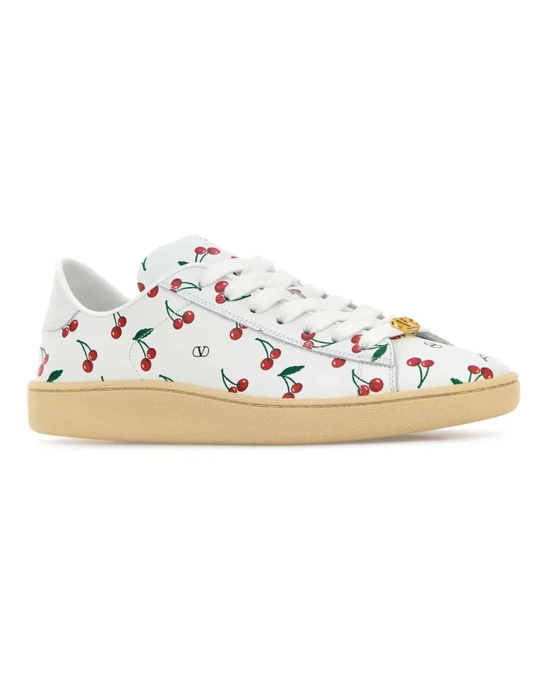 Valentino Garavani Women's Valentino Sneaker White Calf Leather White