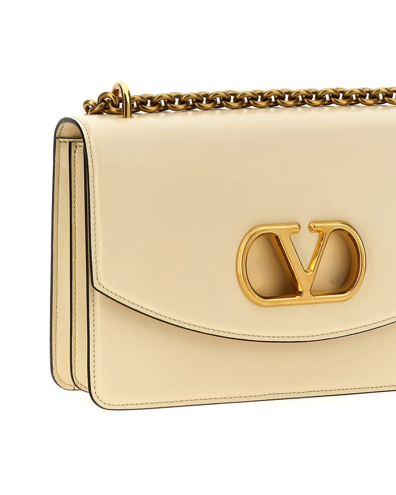 Valentino Garavani Women's White Calfskin Shoulder Bag White