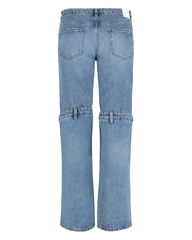COPERNI Women's Straight-Leg Denim Jeans Cotton Blue