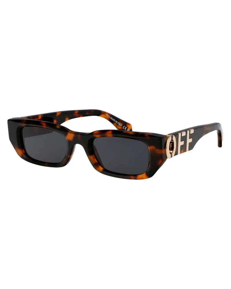 OFF-WHITE Unisex Sunglasses Fillmore Havana Dark Grey Acetate Tortoiseshell