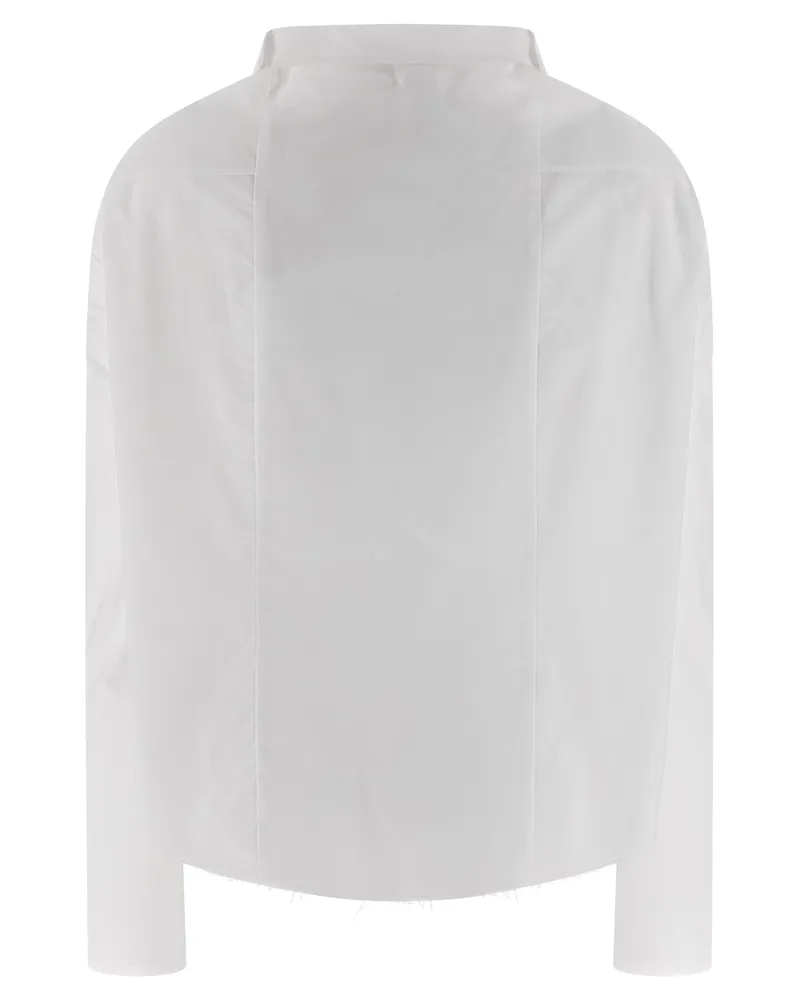 Maison Margiela Women's White Cotton Blouse White