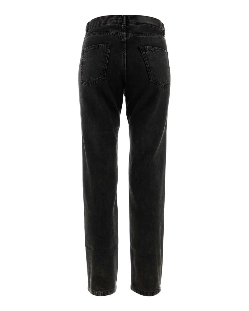 Palm Angels Women's Black Denim Jeans 1010 Exterior: Cotton Black