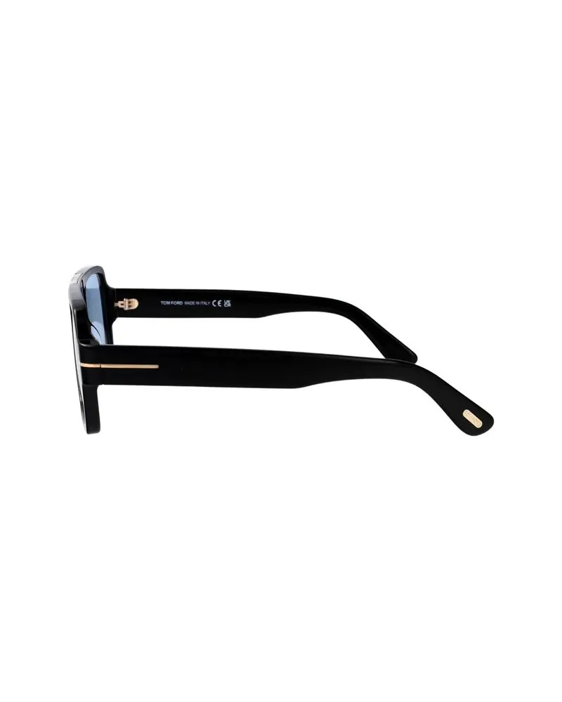 Tom Ford FT1408 Square-Frame Sunglasses — Black Black
