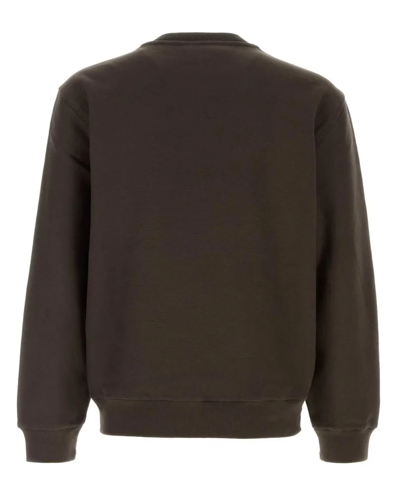 Burberry Men Brown Cotton Blend Sweatshirt Shadow Exterior: Polyester Felpe Brown