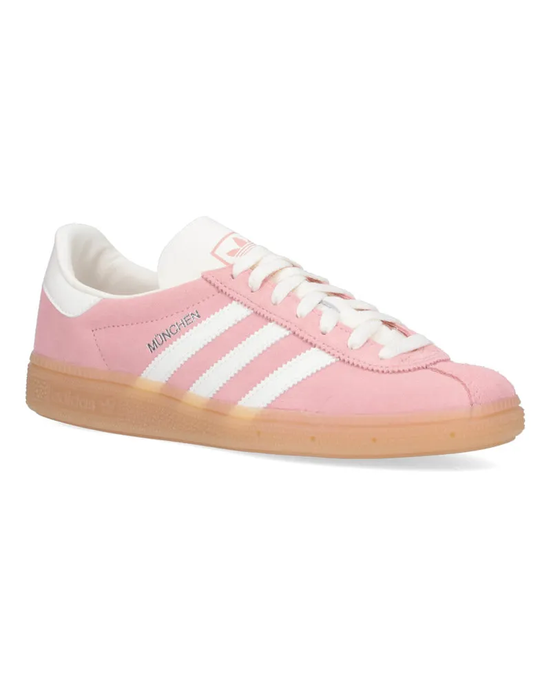 adidas Women's Sneakers Pink Leather Pink
