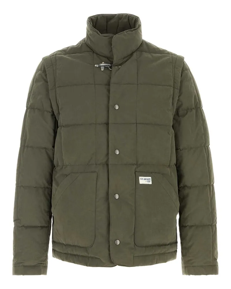 Fay Flex Down Jacket — Green Green