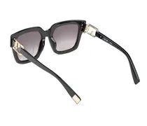 Women's Sunglasses Glossy Black Acetate