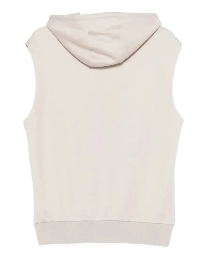 Eleventy Men's Hooded Zip-Up Vest Ss26 M 