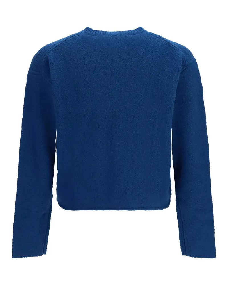 Rier Unisex Wool Sweater Indigo Lamb Ovis Aries 