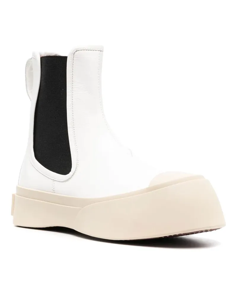 Marni Chelsea Boots — White White