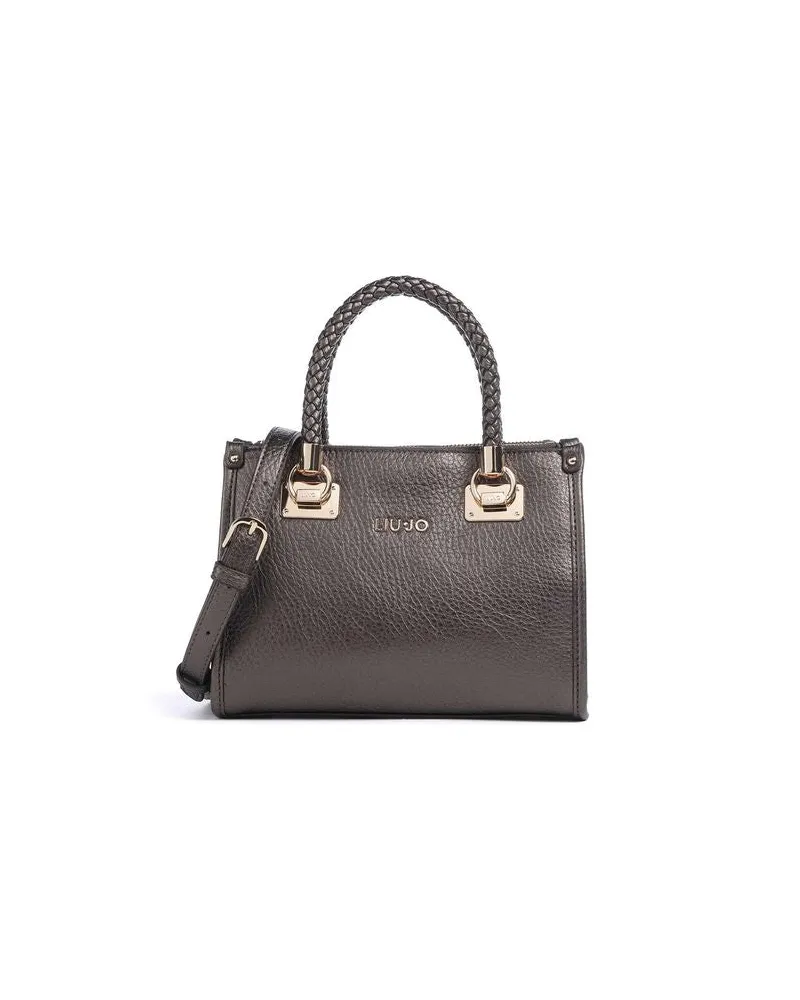Liu Jo Women's Boston Bag Moro Light Metal Polyurethane Bronze