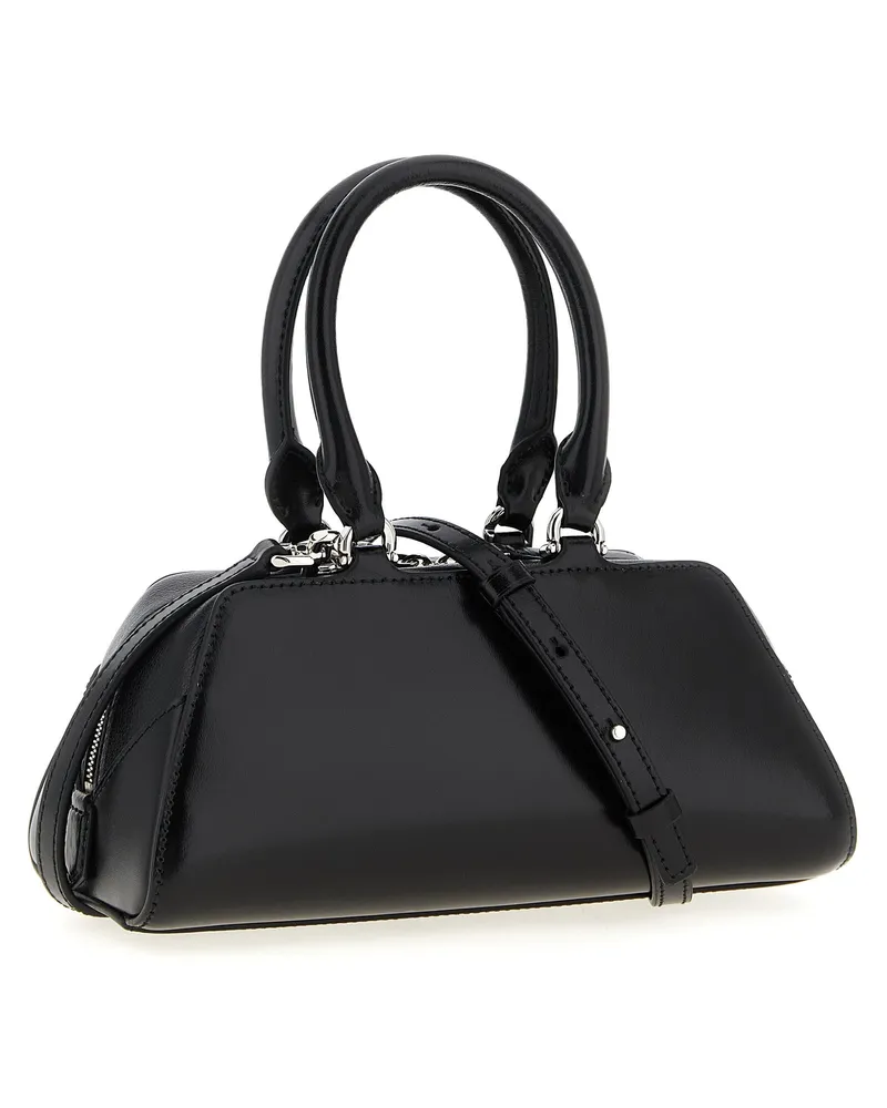 Givenchy Calfskin Leather Top Handle Bag — Black Black