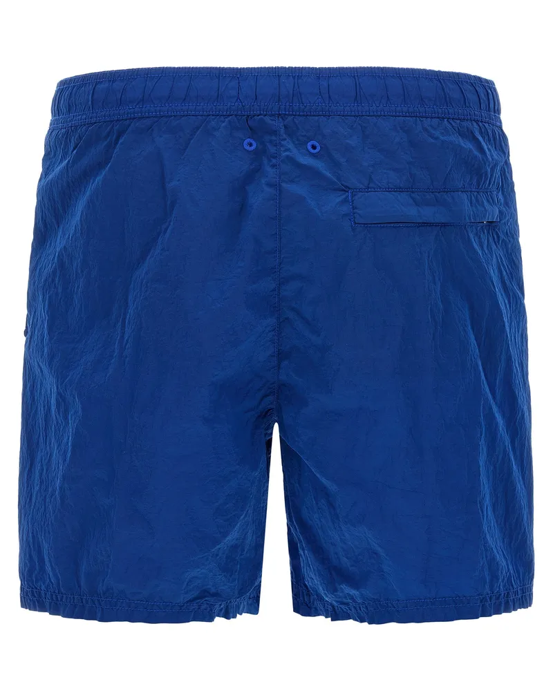 Stone Island Men Blue Polyamide Swim Shorts Blue