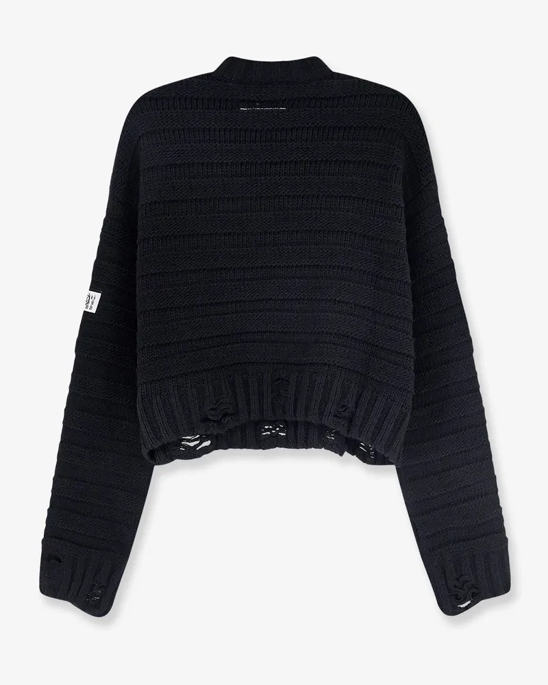 Maison Margiela Women's Sweater Wool-Blend Black Black