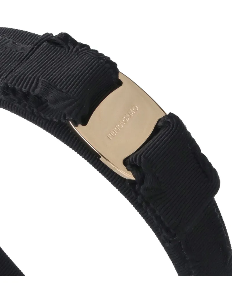 Ferragamo Women's Accessories Black Cotton Black