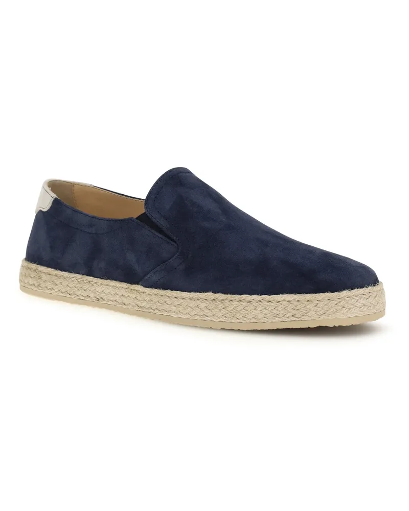 Brunello Cucinelli Men's Suede Sneakers Midnight+lamb Navy