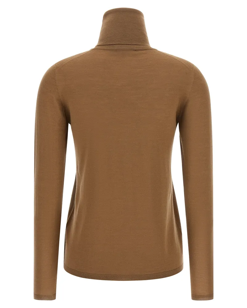 Max Mara Saluto Turtleneck Sweater — Camel Camel