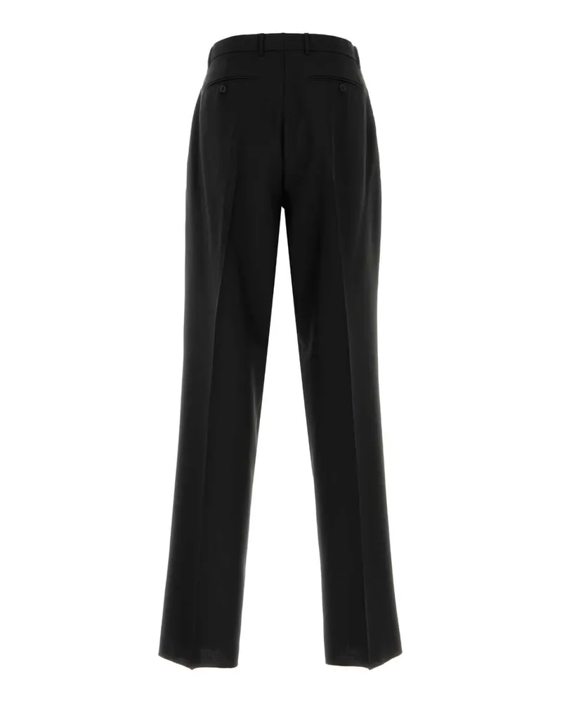 Givenchy Black Exterior: Wool Mohair Pantaloni Trousers Black
