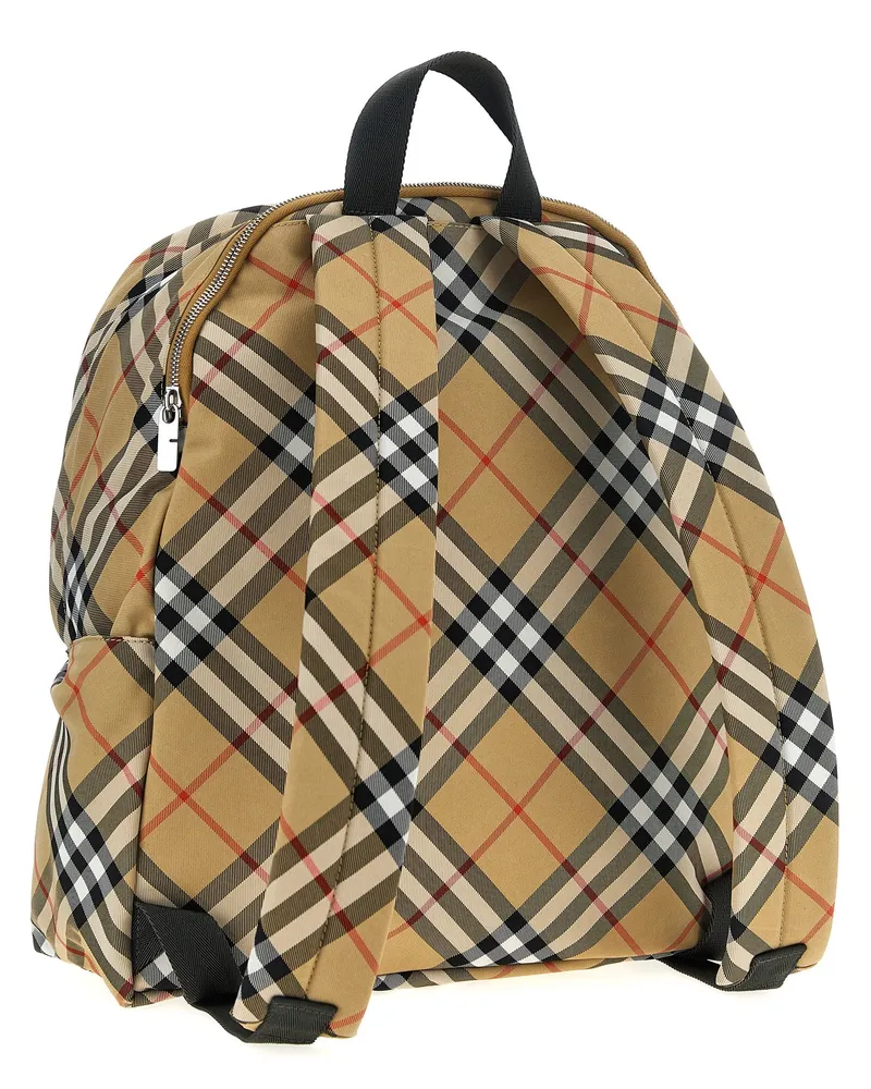 Burberry Men's Beige Polyester Backpack Beige