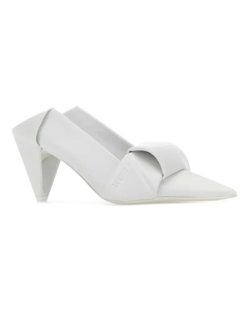 Loewe Llois01x02 Opticwhite Optic White Scarpe Con Tacco High Heel Shoes White