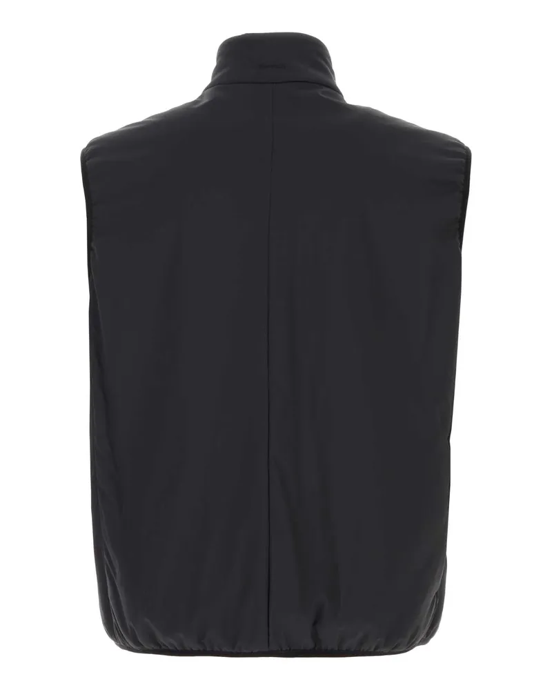 Herno Men's Quilted Nylon Vest Black Vests Black