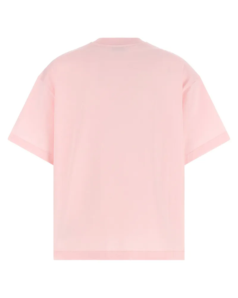 Jil Sander Women Multicolor Cotton T-Shirt Pink