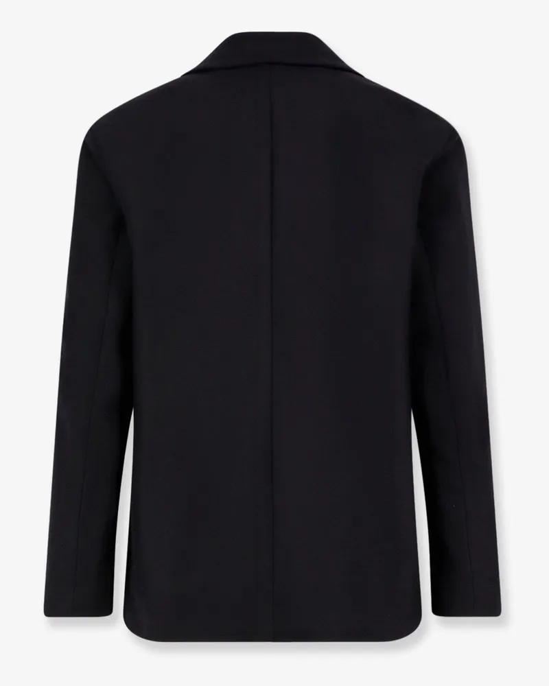 Hevò Men's Coat Trani Wool-Blend Blue Virgin Wool Navy