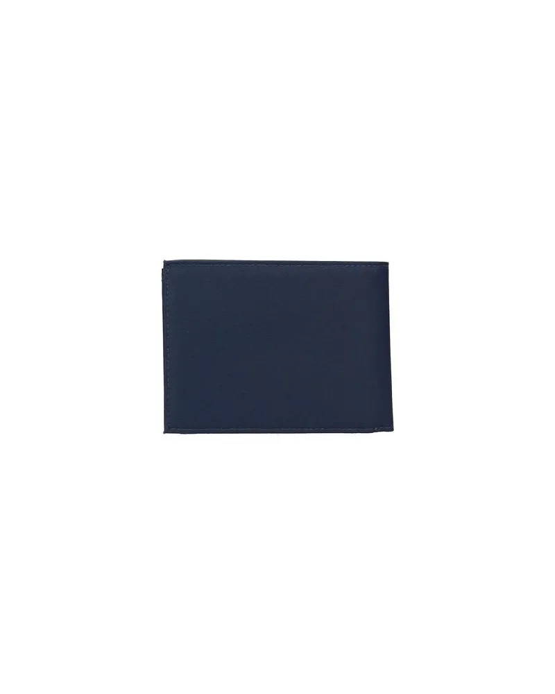 Piquadro Men's Wallet Blue Recycled Nylon Bags Blue