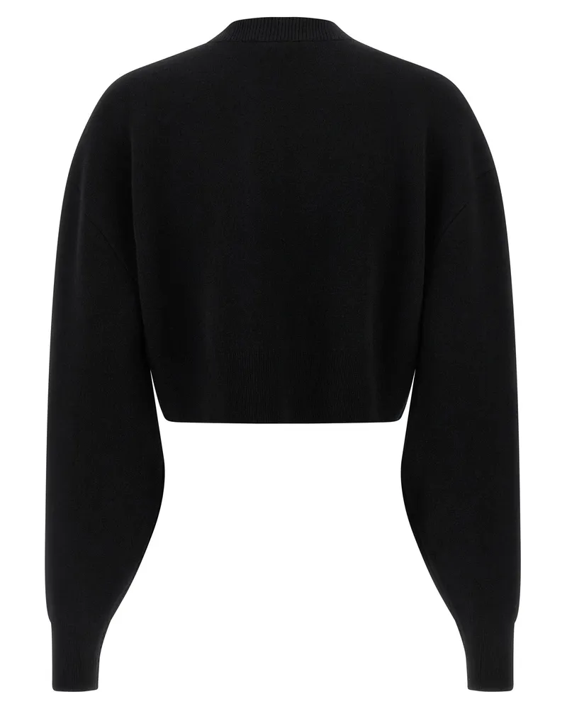 Tom Ford Women's Black Virgin Wool Cardigan Clothing Black