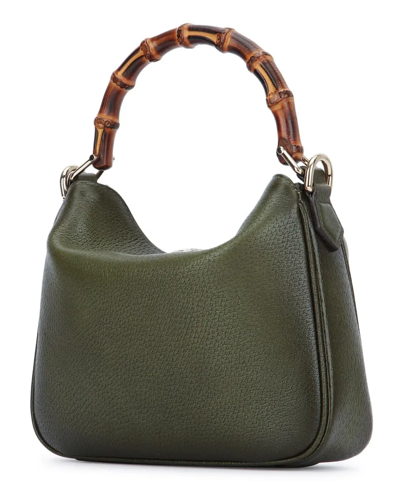 Gucci Women's Hobo Green Leather Borse A Tracolla Green