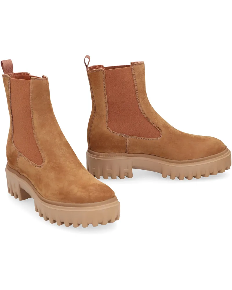 Hogan H700 Chelsea Boot — Brown Brown