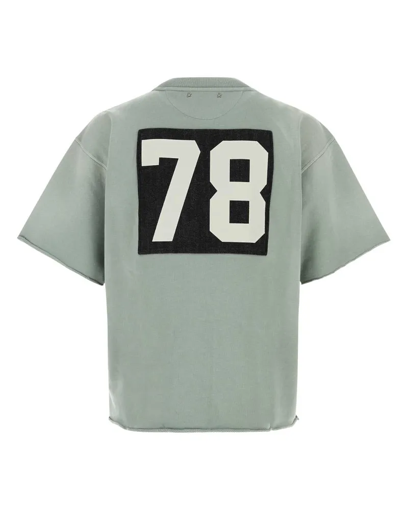 Golden Goose Iceberggreen Exterior: Cotton T-Shirt T-shirts And Polos Green