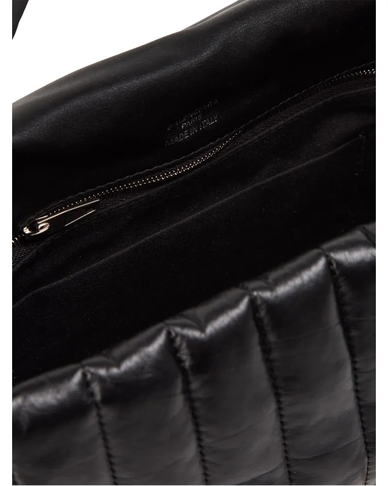 Balenciaga Women's Monaco Quilted Sling Shoulder Bag Black Black